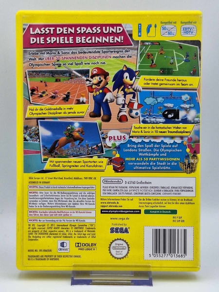 Mario & Sonic bei den olympischen Spielen London 2012